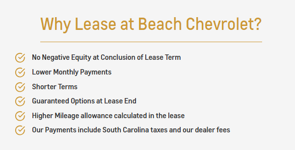 Lease at Beach Chev